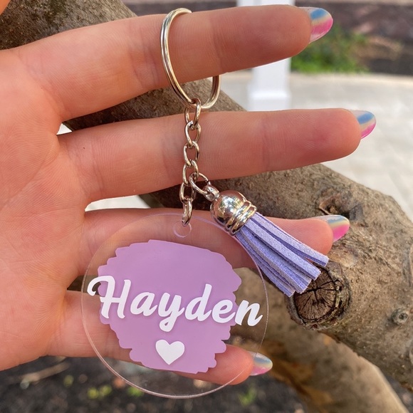 Personalized Name Acrylic Keychain - Picture 5 of 13